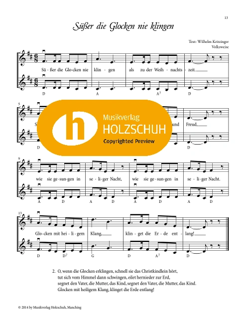 Süßer die Glocken nie klingen